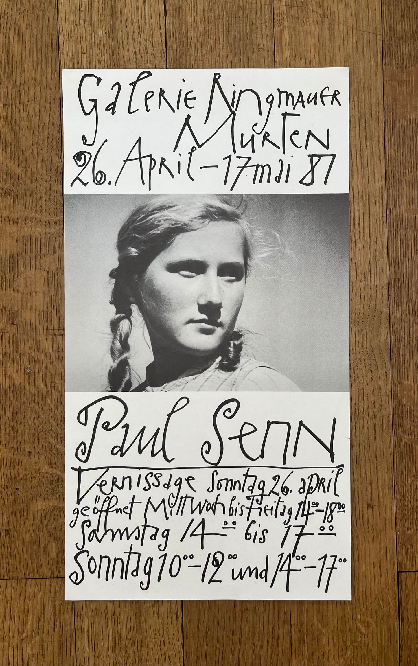 Paul Senn original photography poster - 9.1"×16.5" (23×42cm)