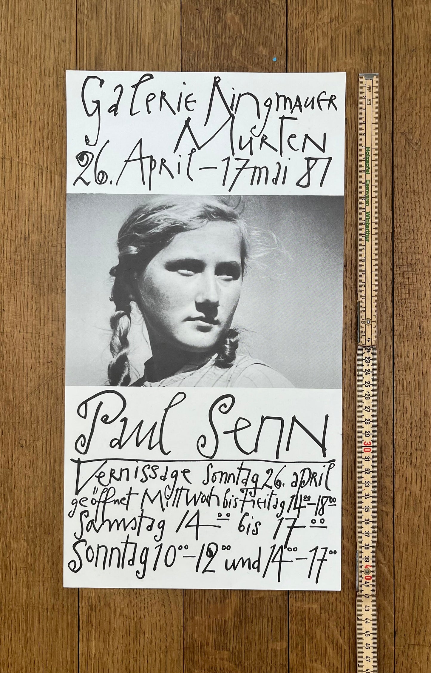 Paul Senn original photography poster - 9.1"×16.5" (23×42cm)