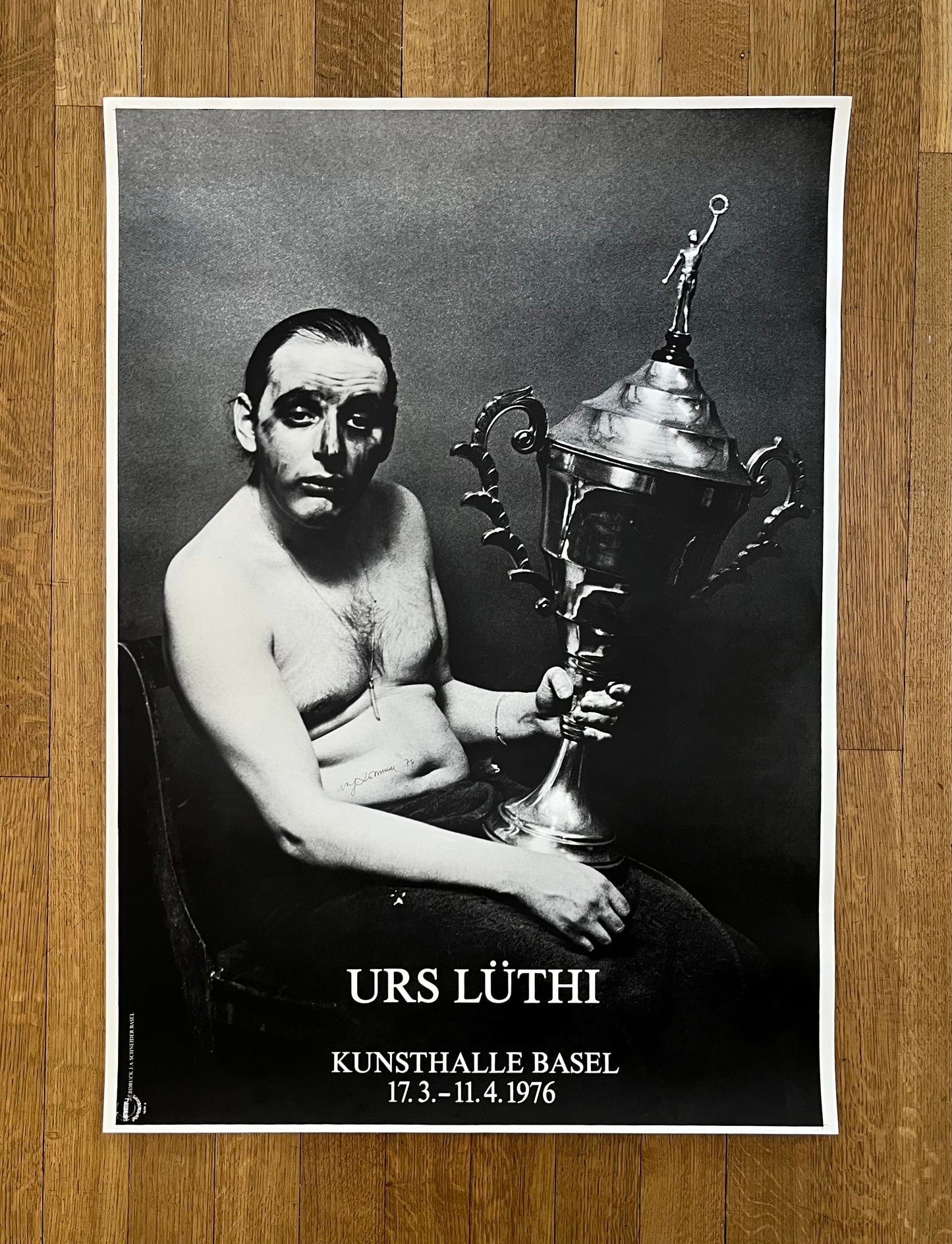 Urs Lüthi original art poster - 28.7"×40.2" (73×102cm)