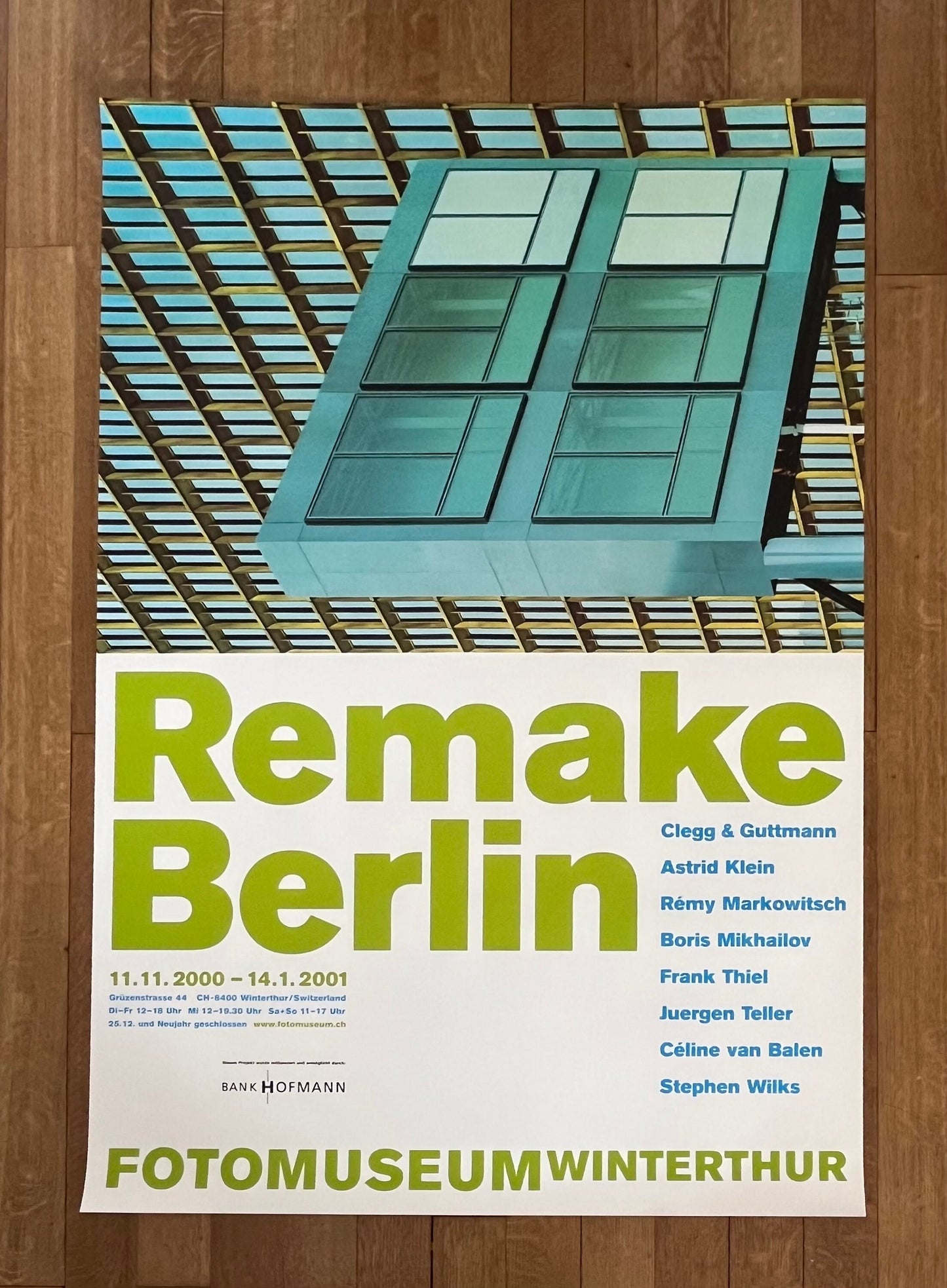 Remake Berlin Art poster - 35.4"×50.4" (90×128cm)
