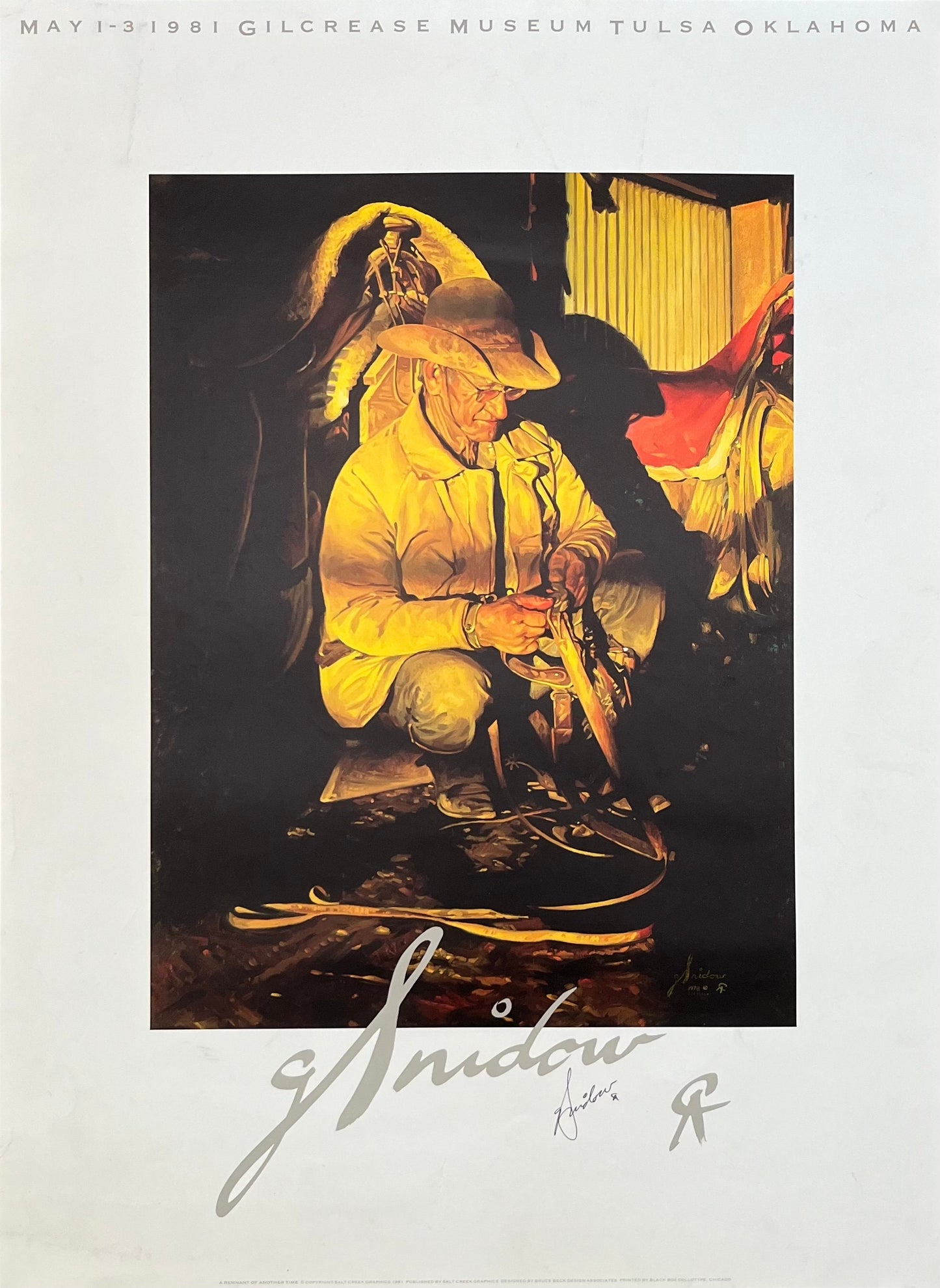 Gordon E. Snidow original photo poster - 22.0"×30.1" (56×76.5cm)