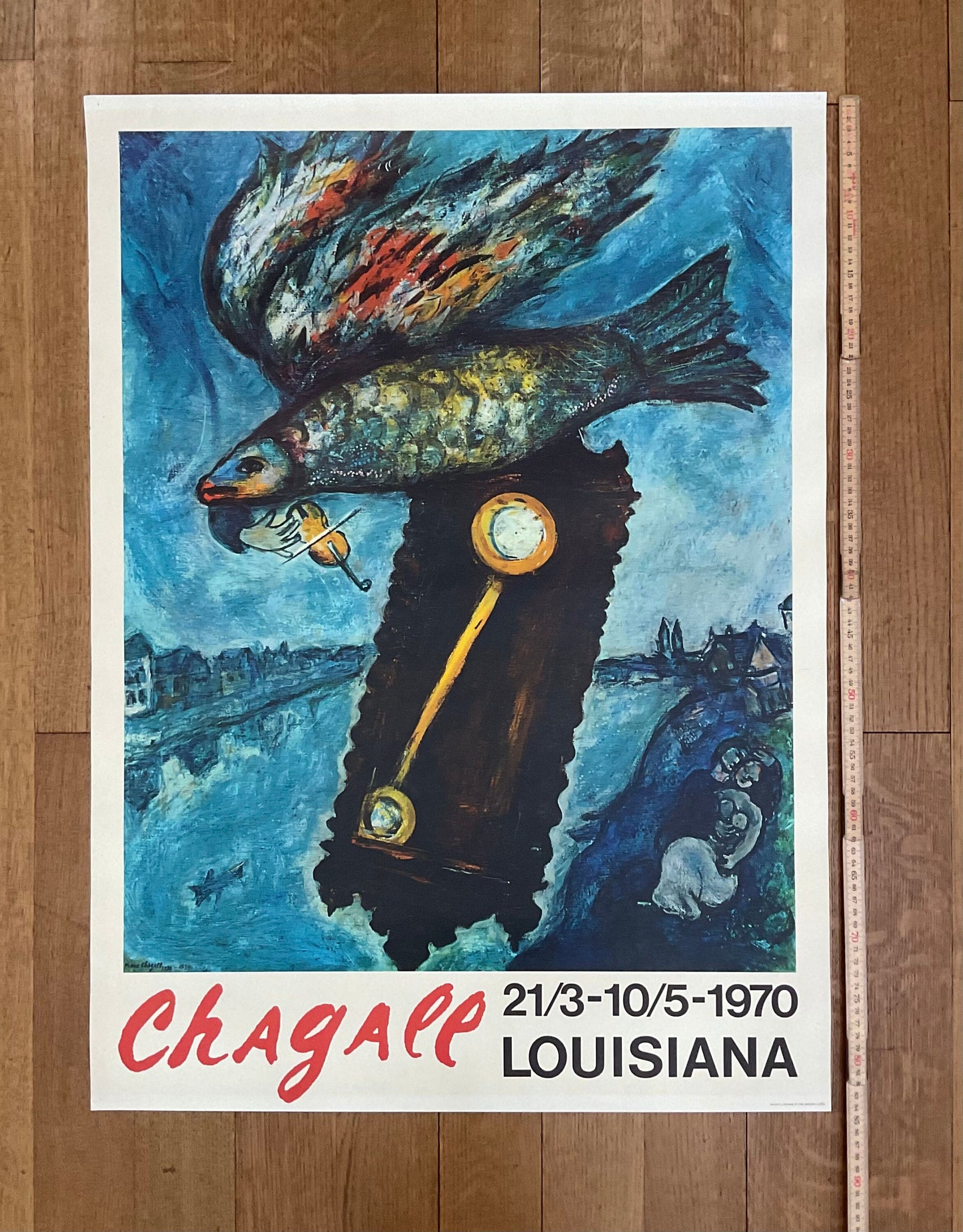 Chagall original photo poster - 24.4"×33.3" (62×84.5cm)