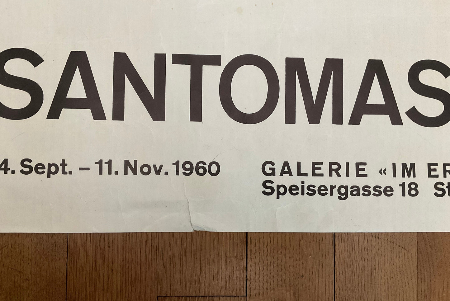 Santomaso original art poster - 25.0"×40.0" (63.5×101.5cm)