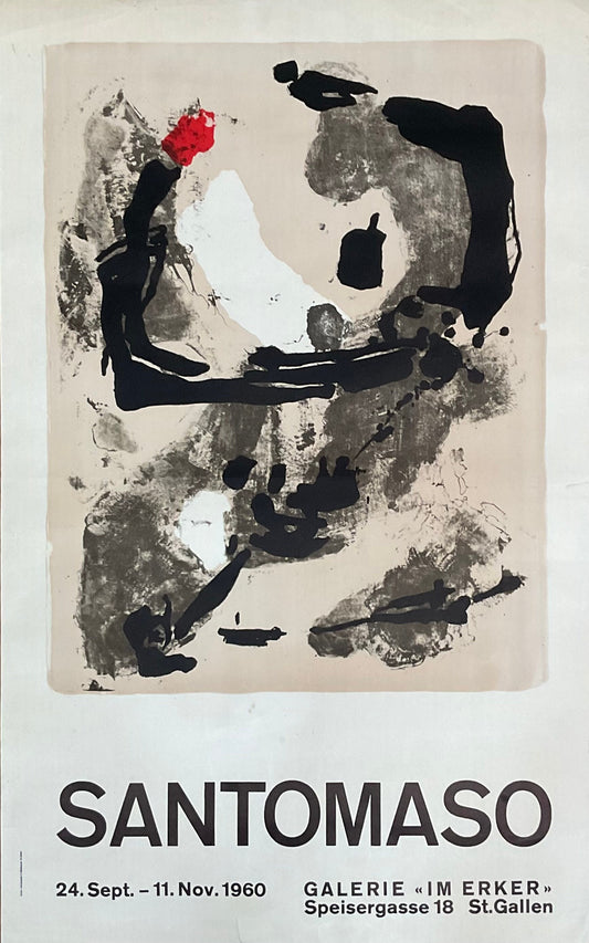 Santomaso original art poster - 25.0"×40.0" (63.5×101.5cm)