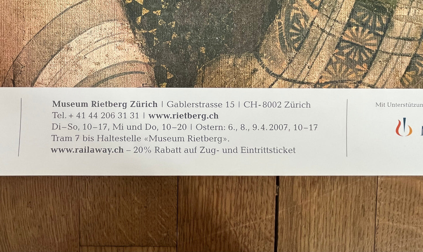Museum Rietberg Zurich art poster - 35.2"×50.4" (89.5×128cm)