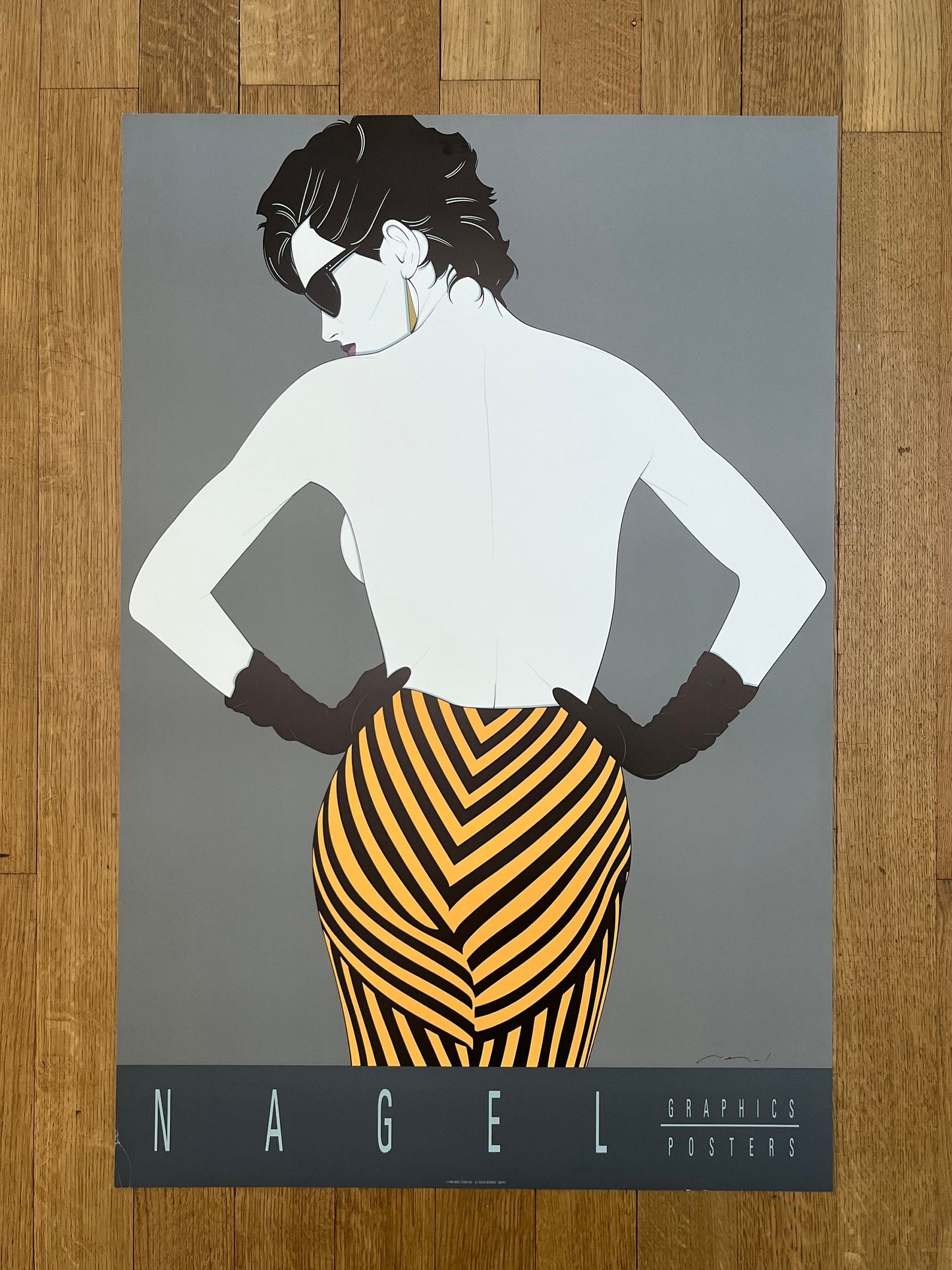 Nagel original art poster - 24.0"×36.0" (61×91.5cm)