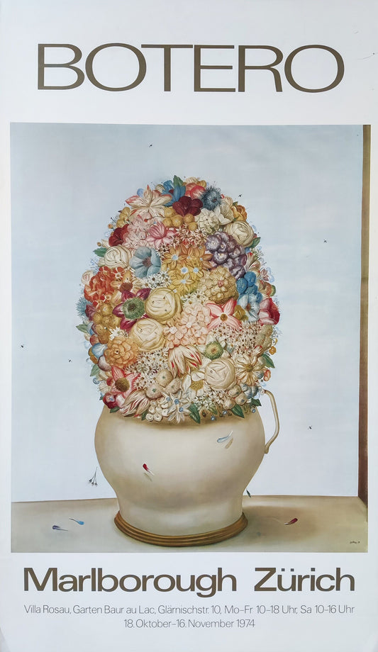 Fernando Botero original art poster - 17.3"×29.7" (44×75.5cm)