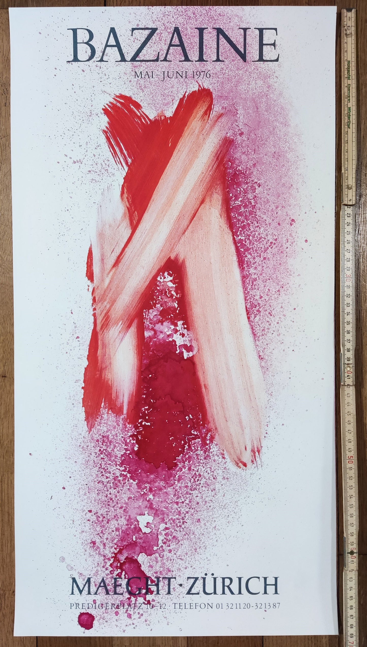 Jean René Bazaine art poster - 14.3"×27.4" (36.2×69.7cm)