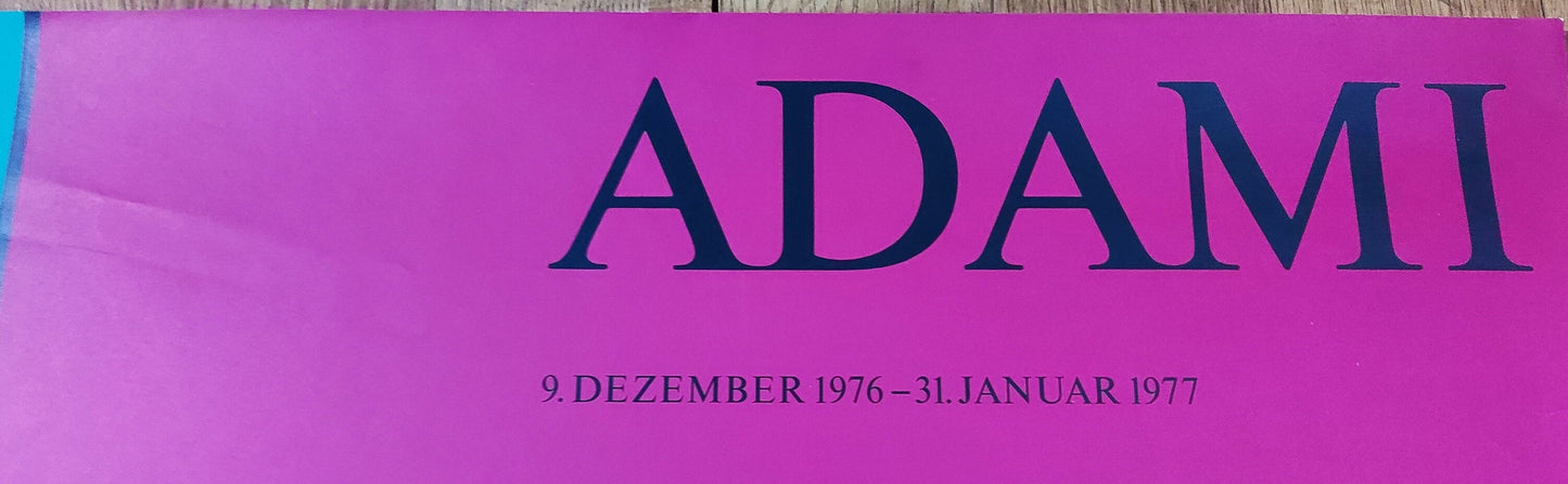 Valerio Adami original art poster - 20.4"×28.7" (51.8×72.8cm)