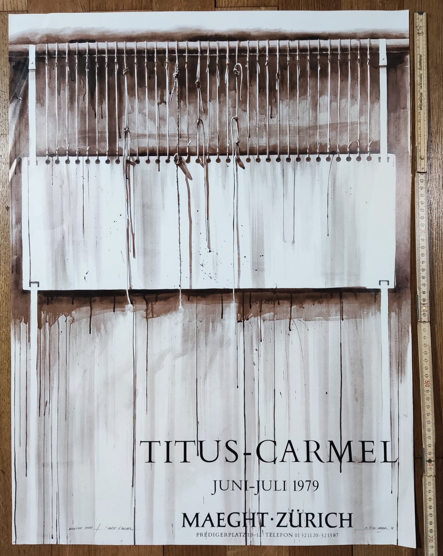 Gérard Titus-Carmel art poster - 21.5"×28.5" (54.5×72.3cm)