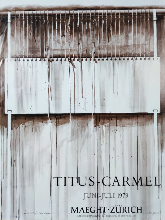 Gérard Titus-Carmel art poster - 21.5"×28.5" (54.5×72.3cm)