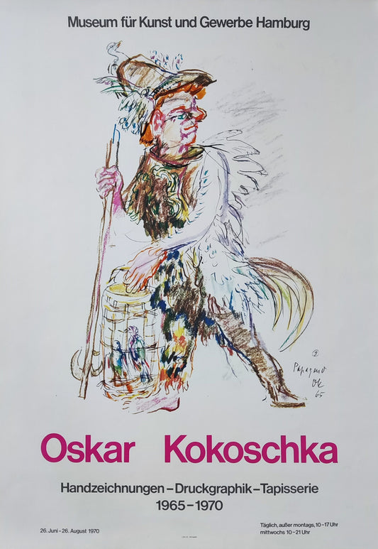 Oskar Kokoschka original art poster - 23.4"×33.1" (59.5×84cm)