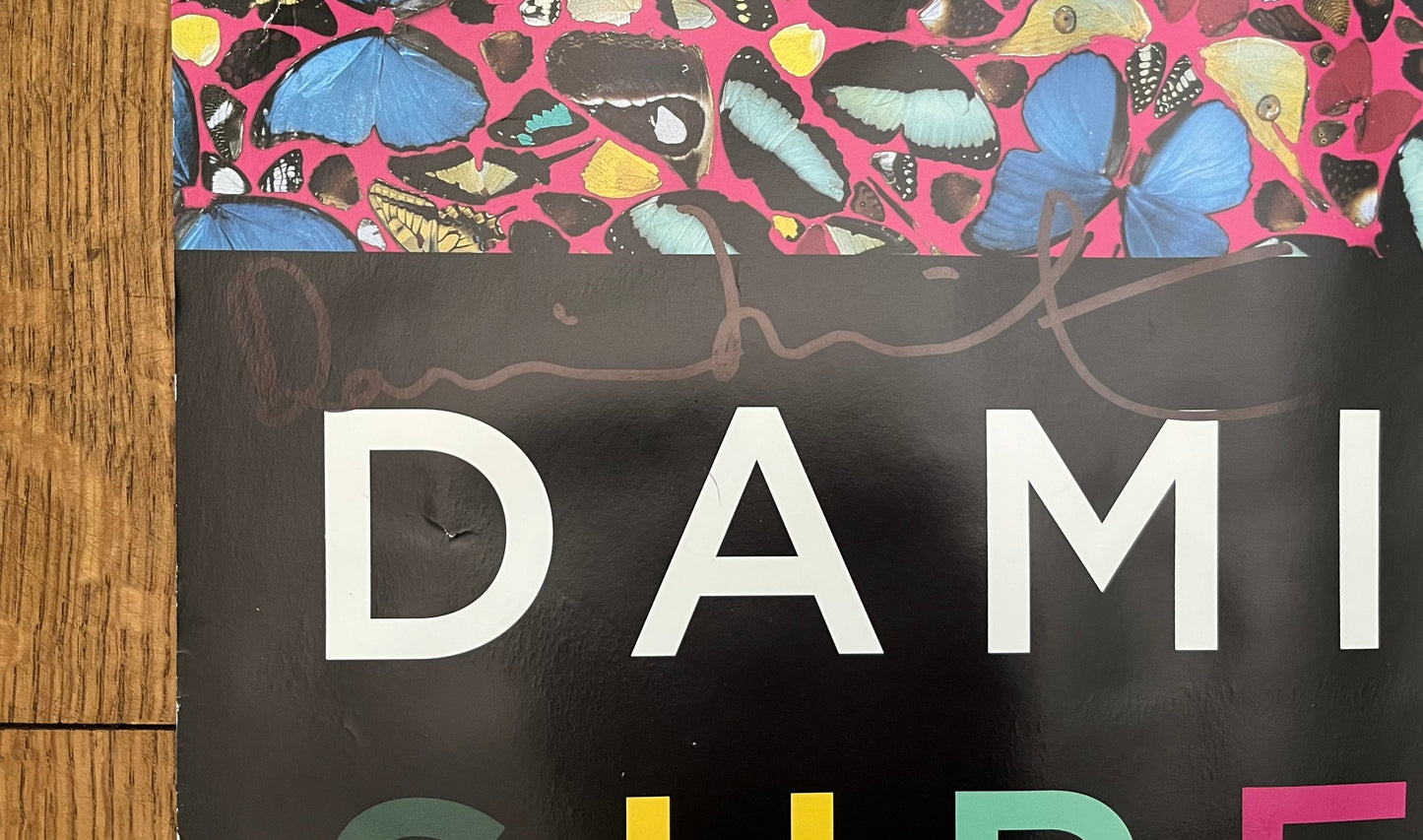 Damien Hirst art poster signed used - 26.0"×38.8" (66×98.5cm)