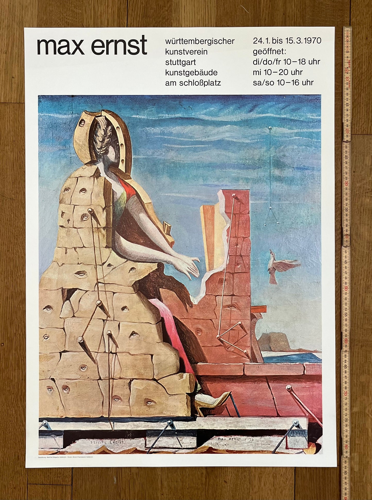 Max Ernst art poster - 23.4"×33.1" (59.5×84cm)