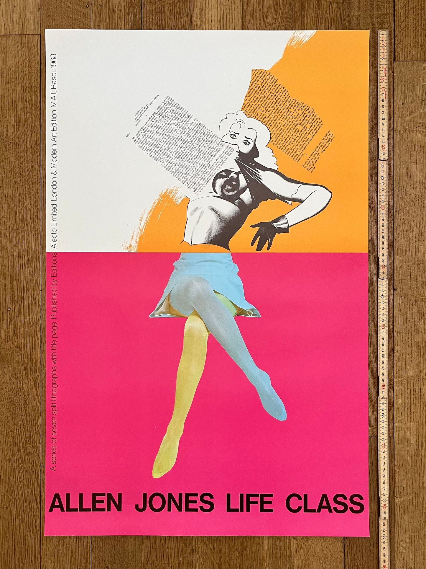 Allen Jones original art poster - 21.5"×33.5" (54.5×85cm)