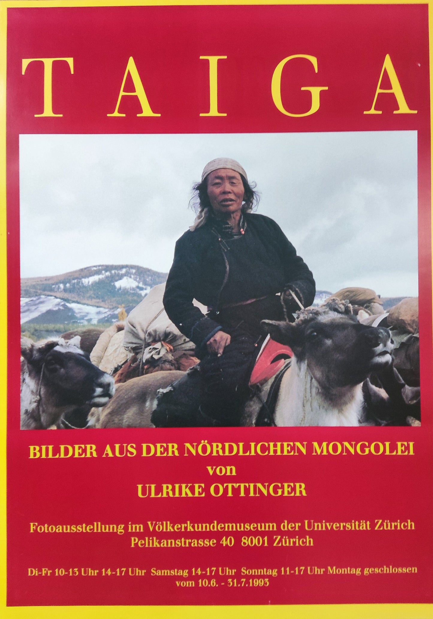 Ulrike Ottinger photography exhibition poster - 33.1"×46.9" (84×119cm)