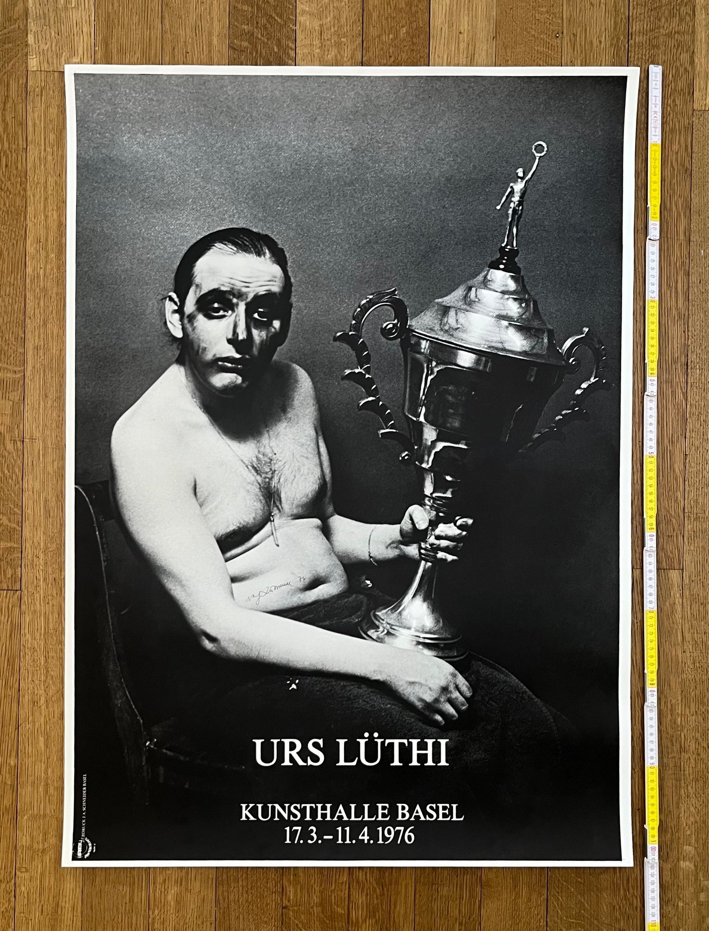 Urs Lüthi original art poster - 28.7"×40.2" (73×102cm)