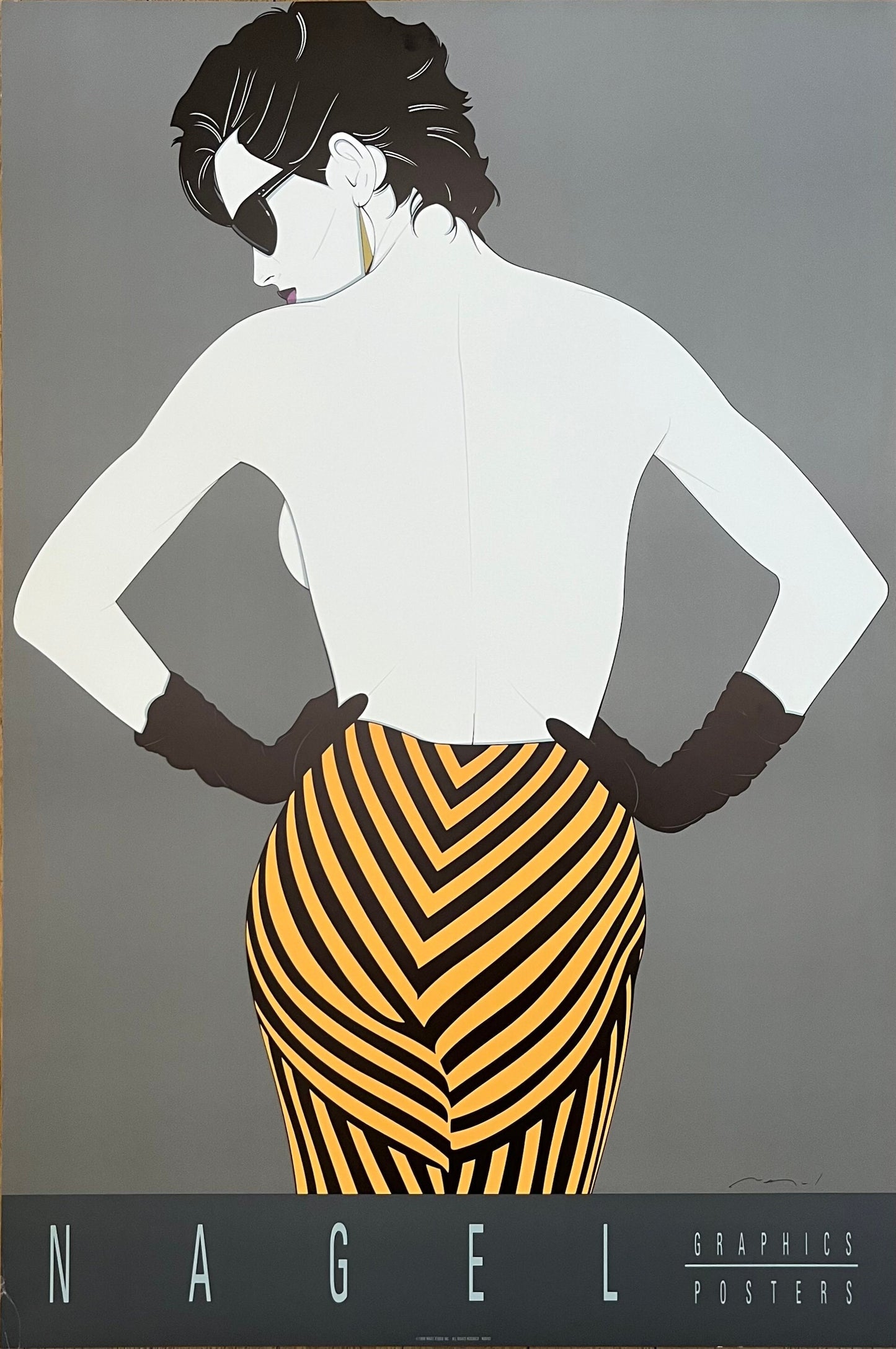 Nagel original art poster - 24.0"×36.0" (61×91.5cm)