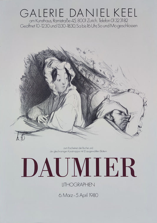 Honoré Daumier original art poster - 14.7"×20.8" (37.4×52.9cm)