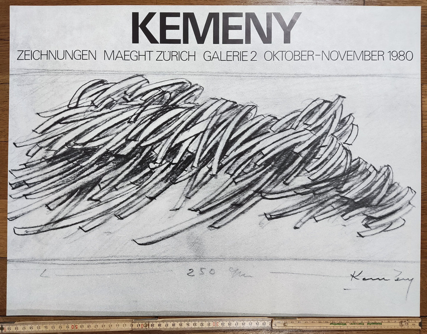 Zoltán Kemény original art poster - 23.7"×17.5" (60.2×44.5cm)