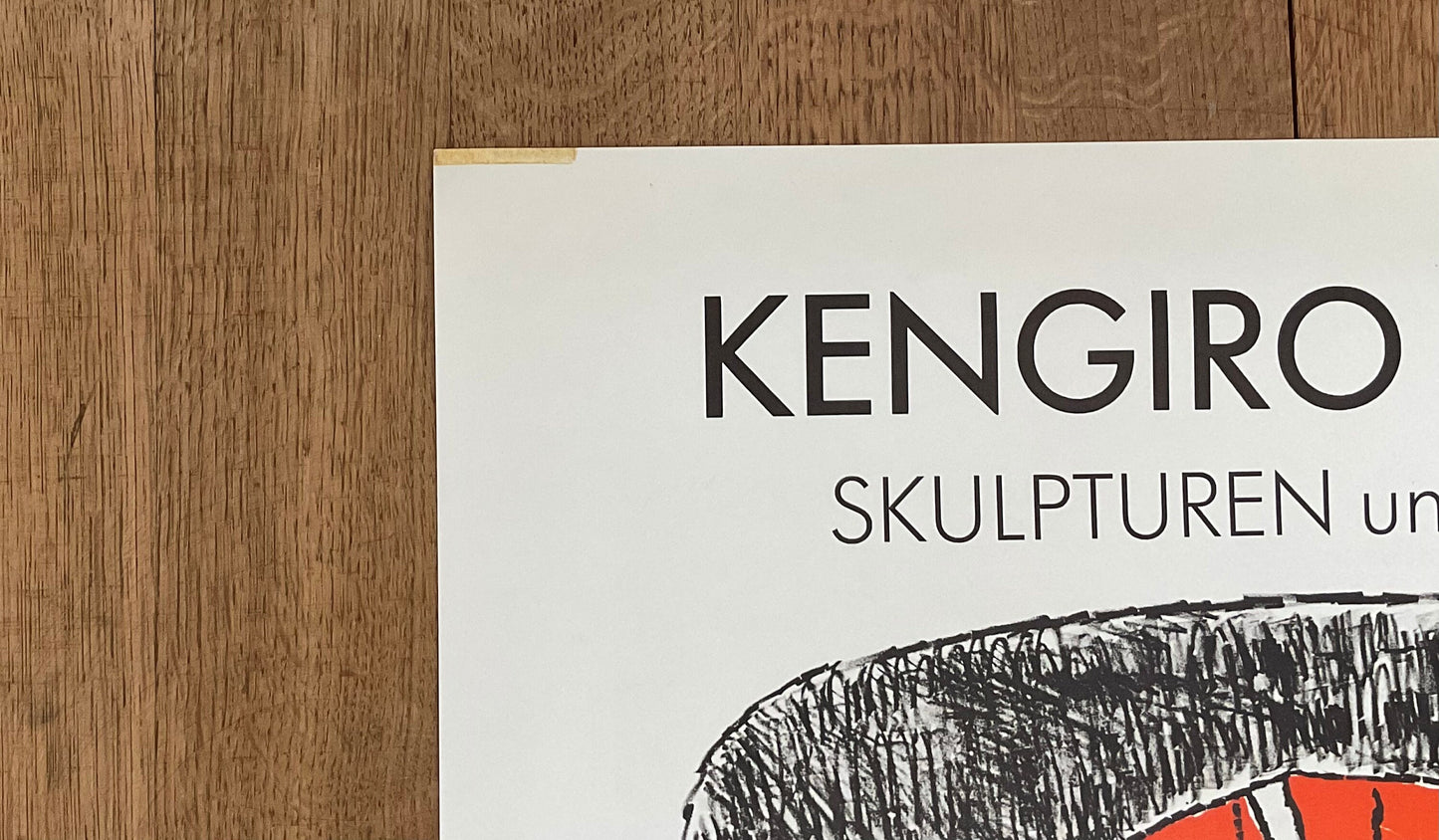 Kengiro Azuma original art poster - 21.9"×31.5" (55.5×80cm)