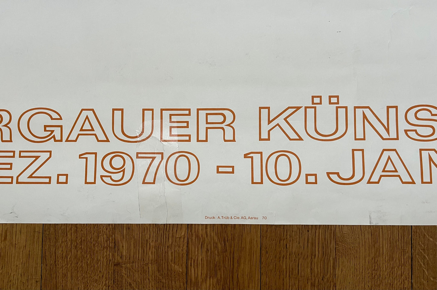 Eduard Spörri original art poster - 35.6"×50.4" (90.5×128cm)
