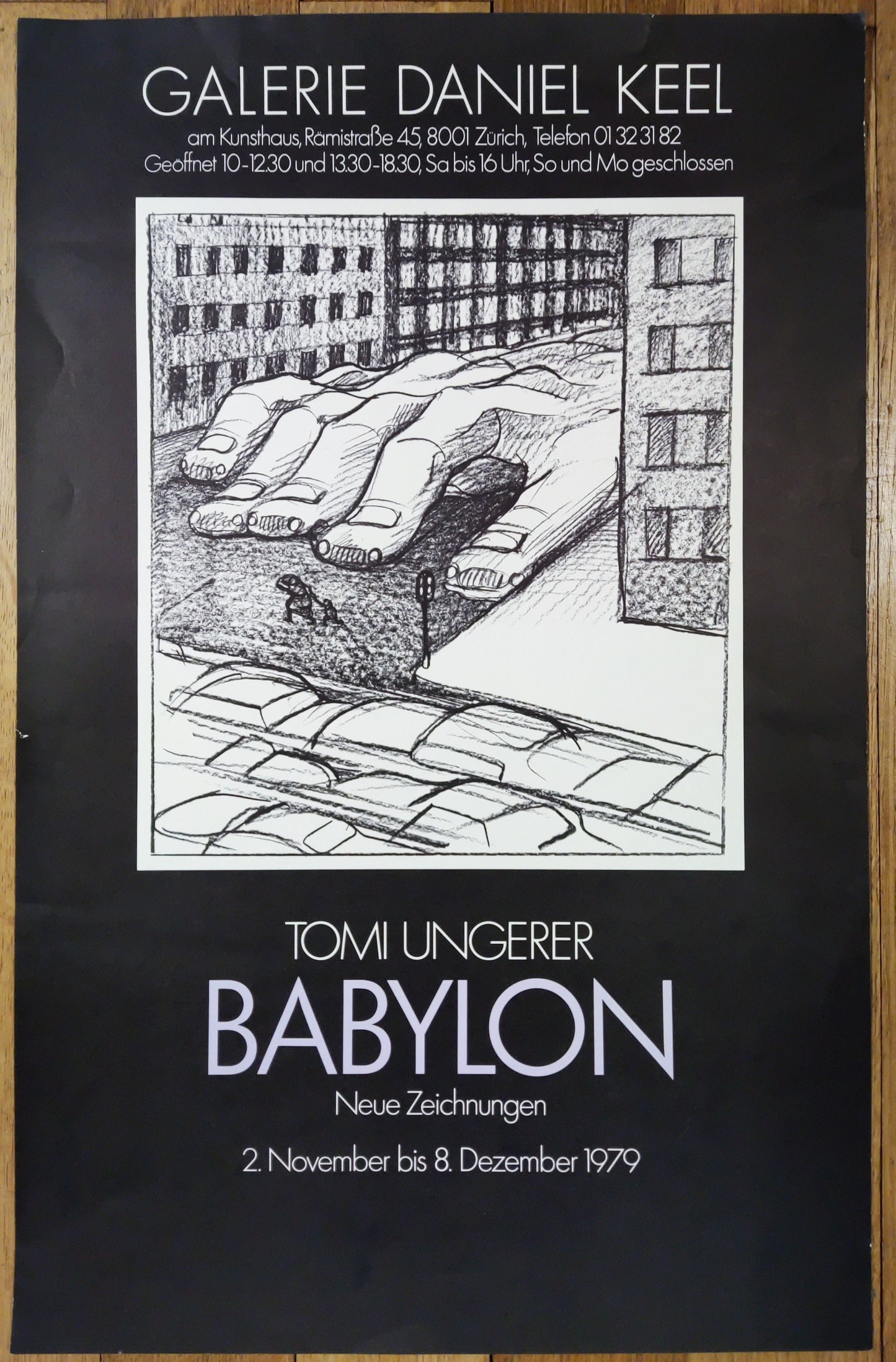 Tomi Ungerer original art poster - 14.8"×23.0" (37.5×58.5cm)