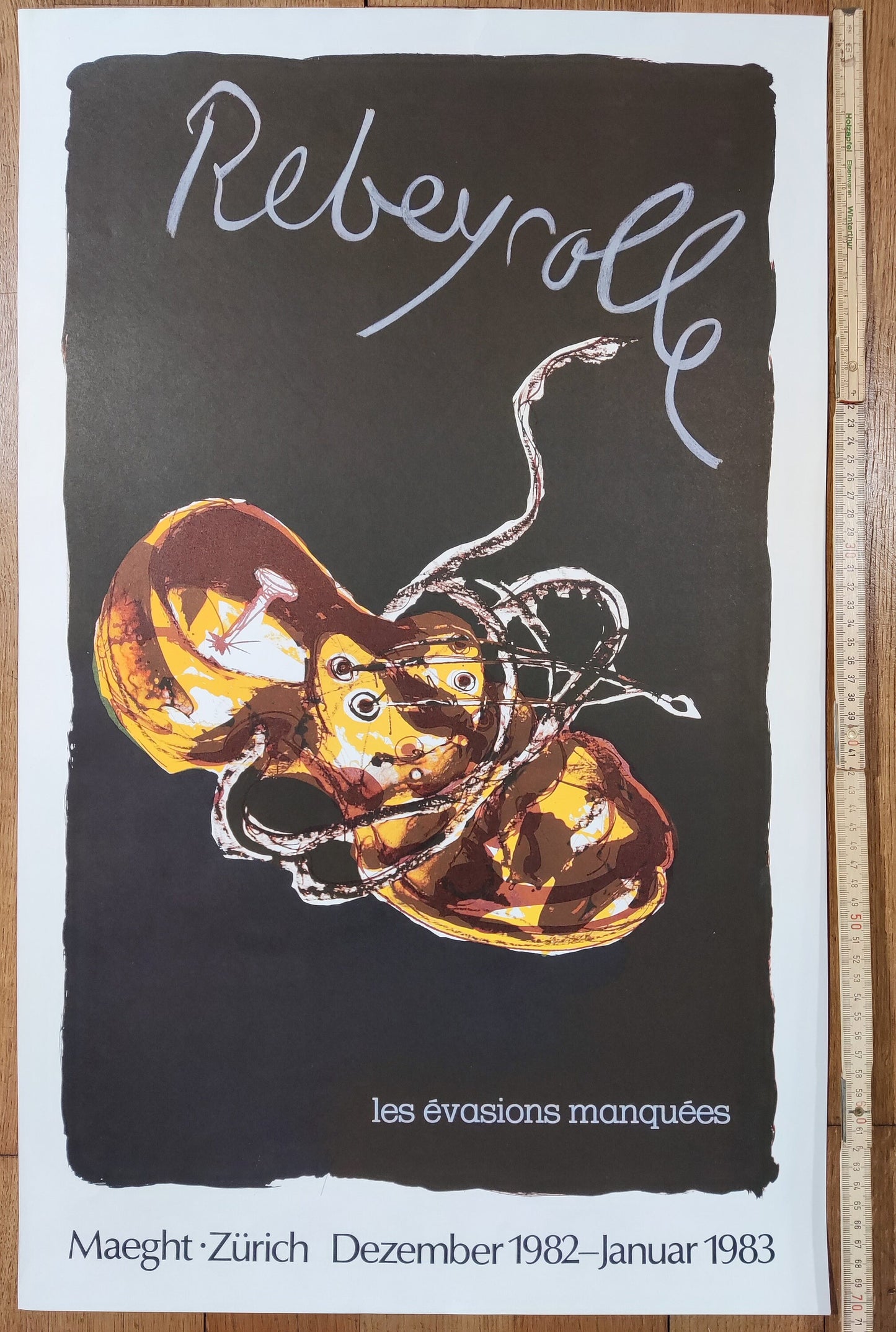 Paul Rebeyrolle art poster - 17.5"×28.0" (44.5×71cm)