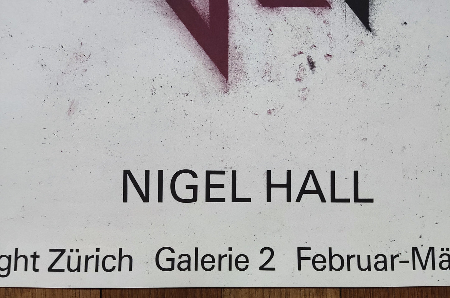 Nigel Hall original art poster - 18.5"×27.6" (47×70cm)