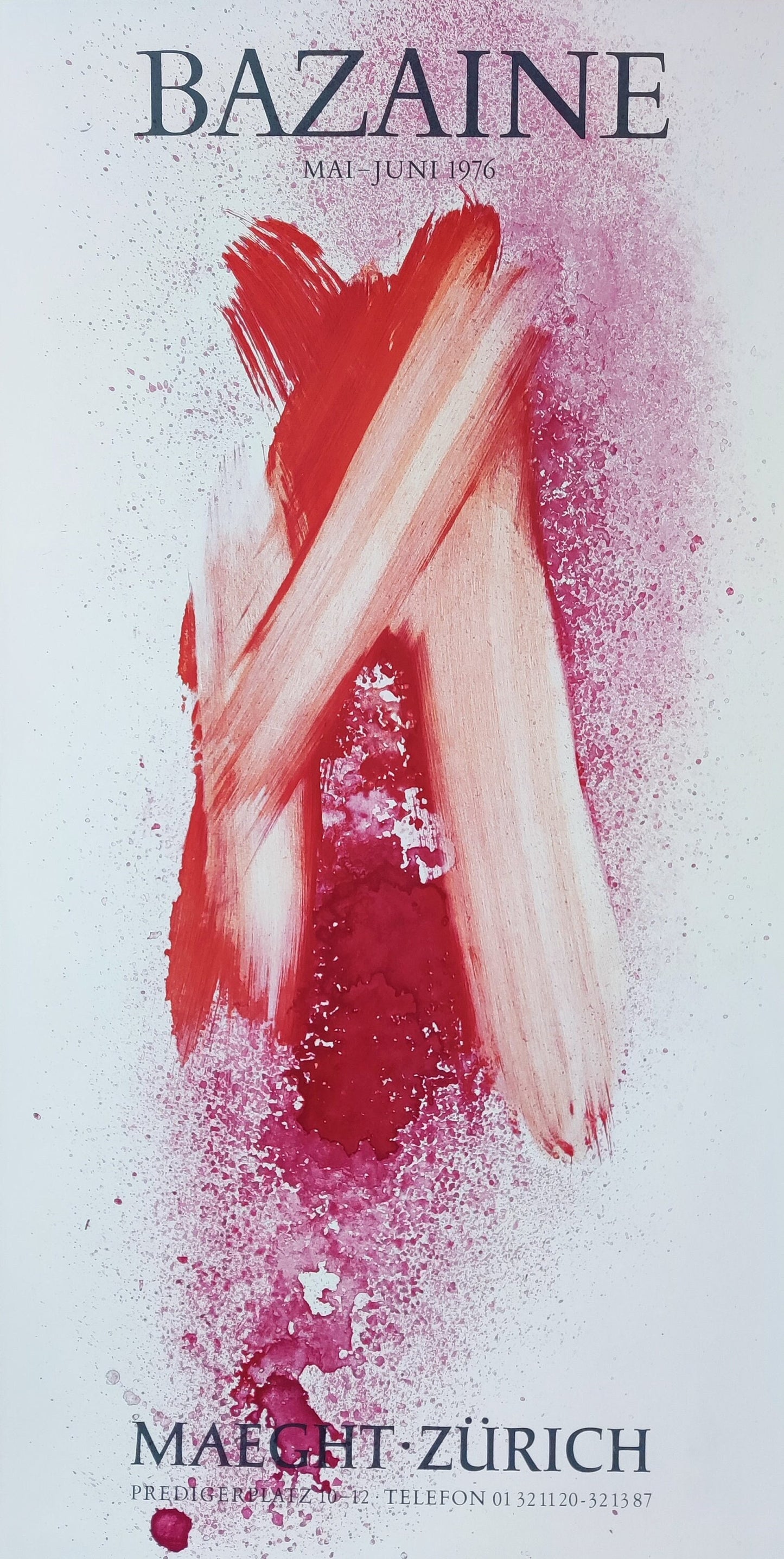 Jean René Bazaine art poster - 14.3"×27.4" (36.2×69.7cm)