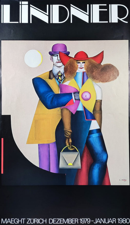 Richard Lindner original art print - 16.7"×28.7" (42.5×73cm)