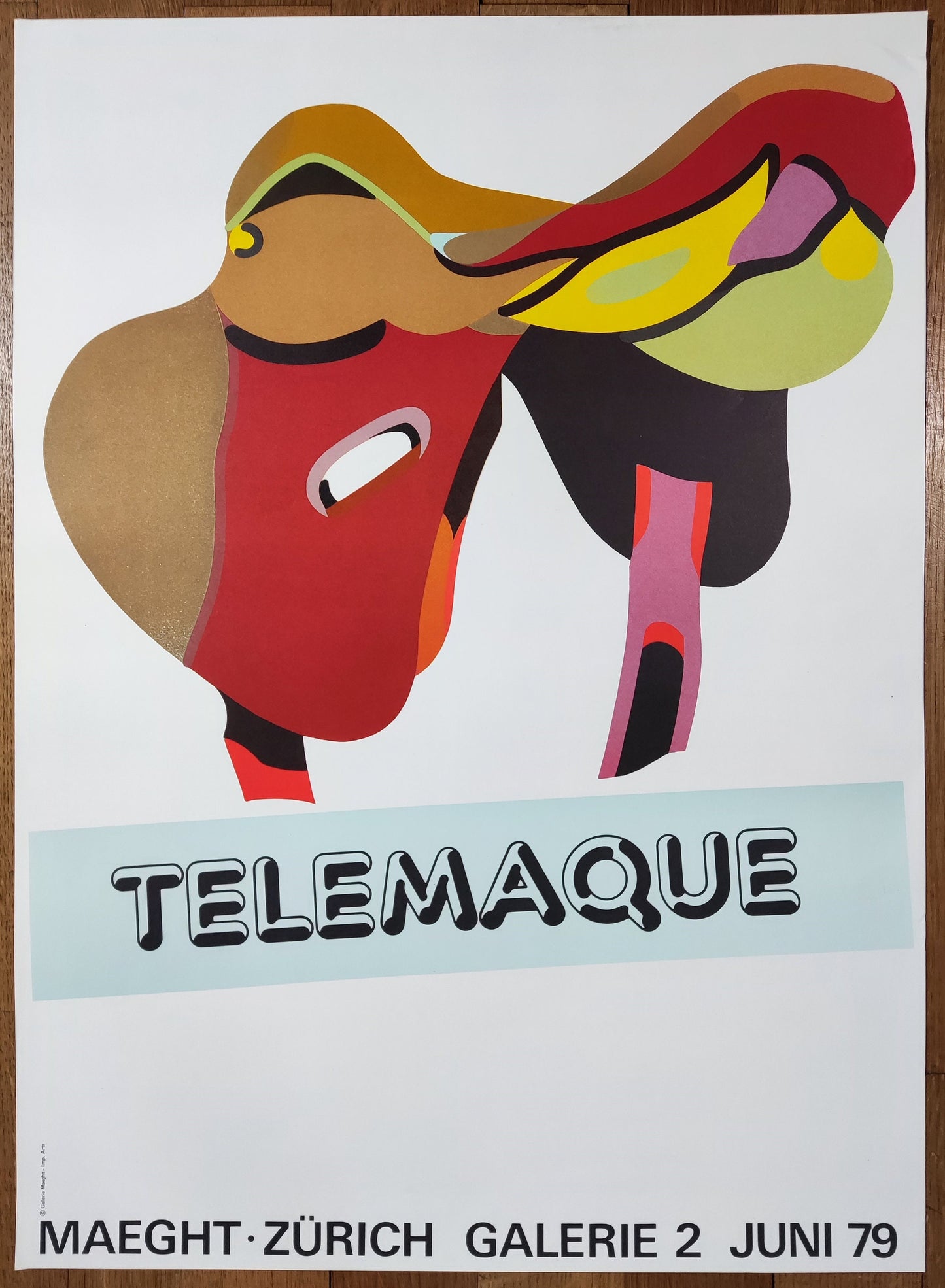 Hervé Télémaque art poster - 20.7"×28.5" (52.5×72.5cm)