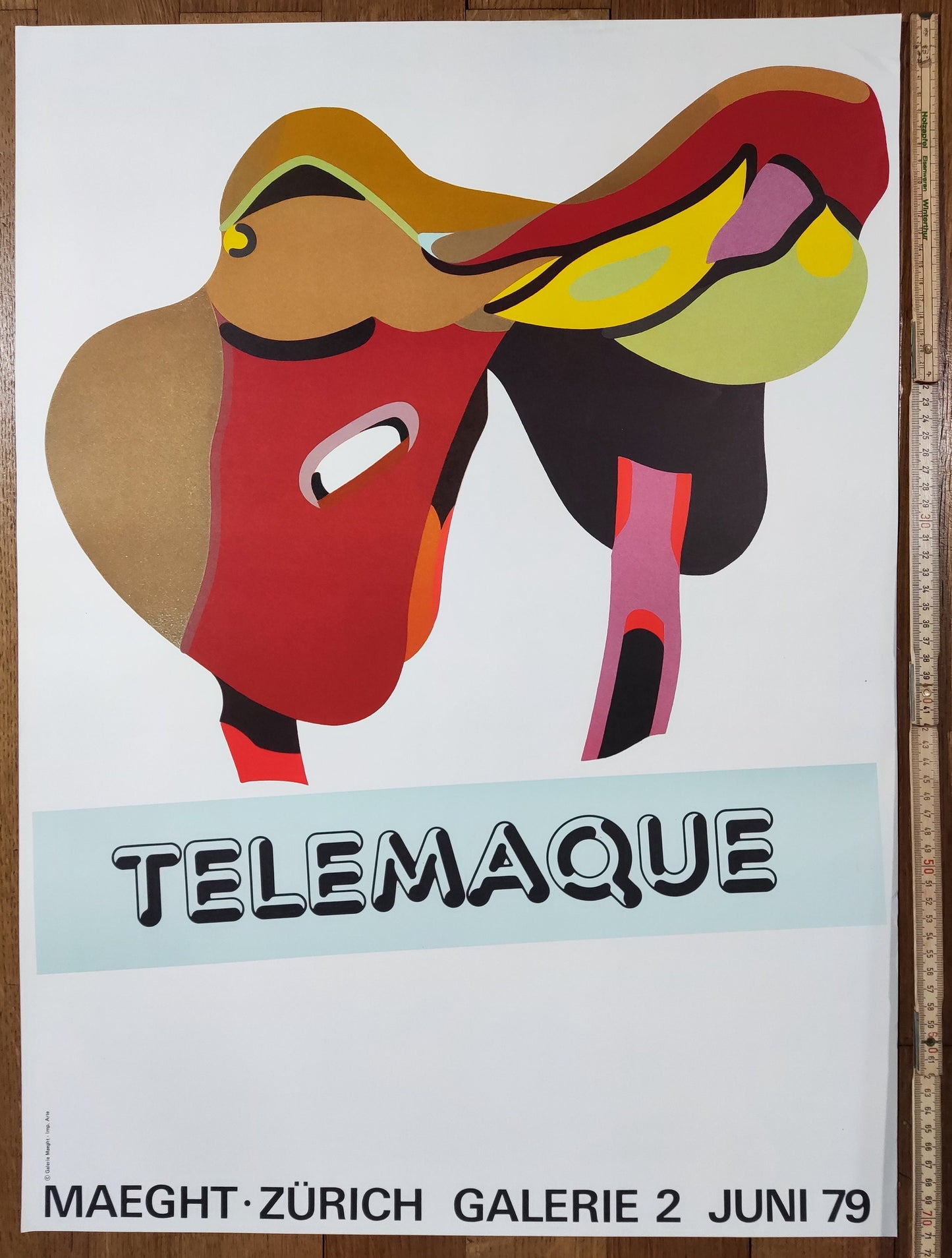 Hervé Télémaque art poster - 20.7"×28.5" (52.5×72.5cm)