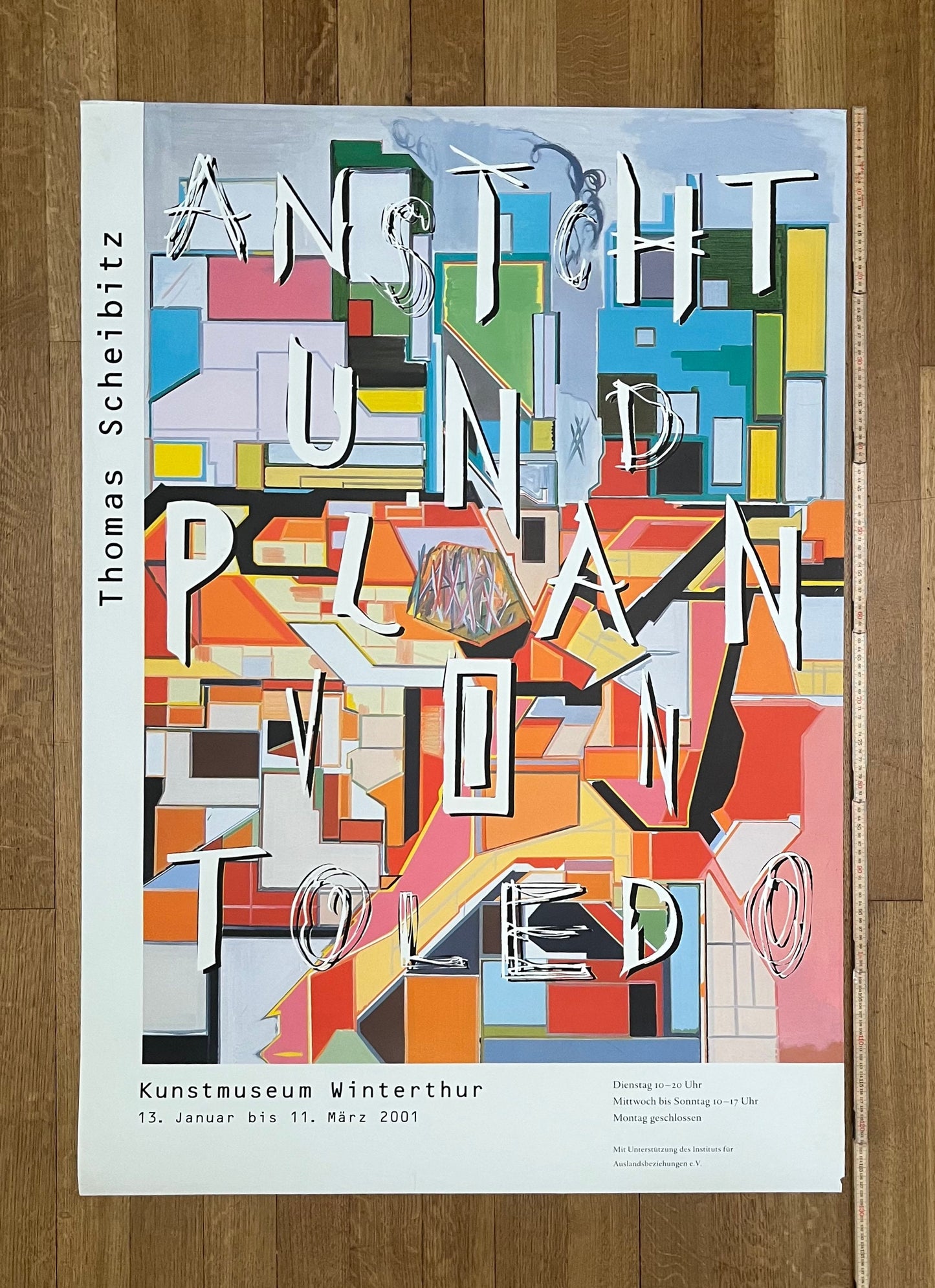 Thomas Scheibitz art poster - 35.4"×50.4" (90×128cm)