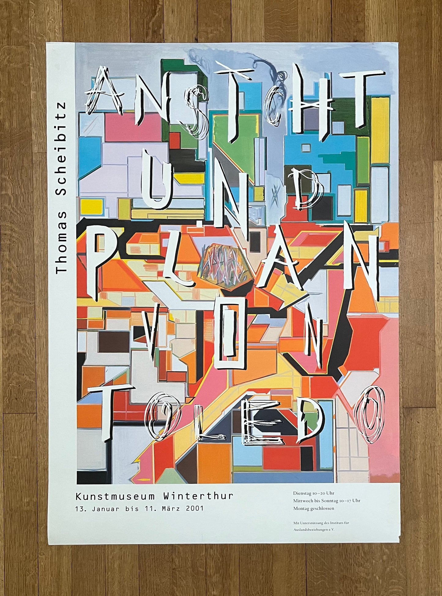 Thomas Scheibitz art poster - 35.4"×50.4" (90×128cm)