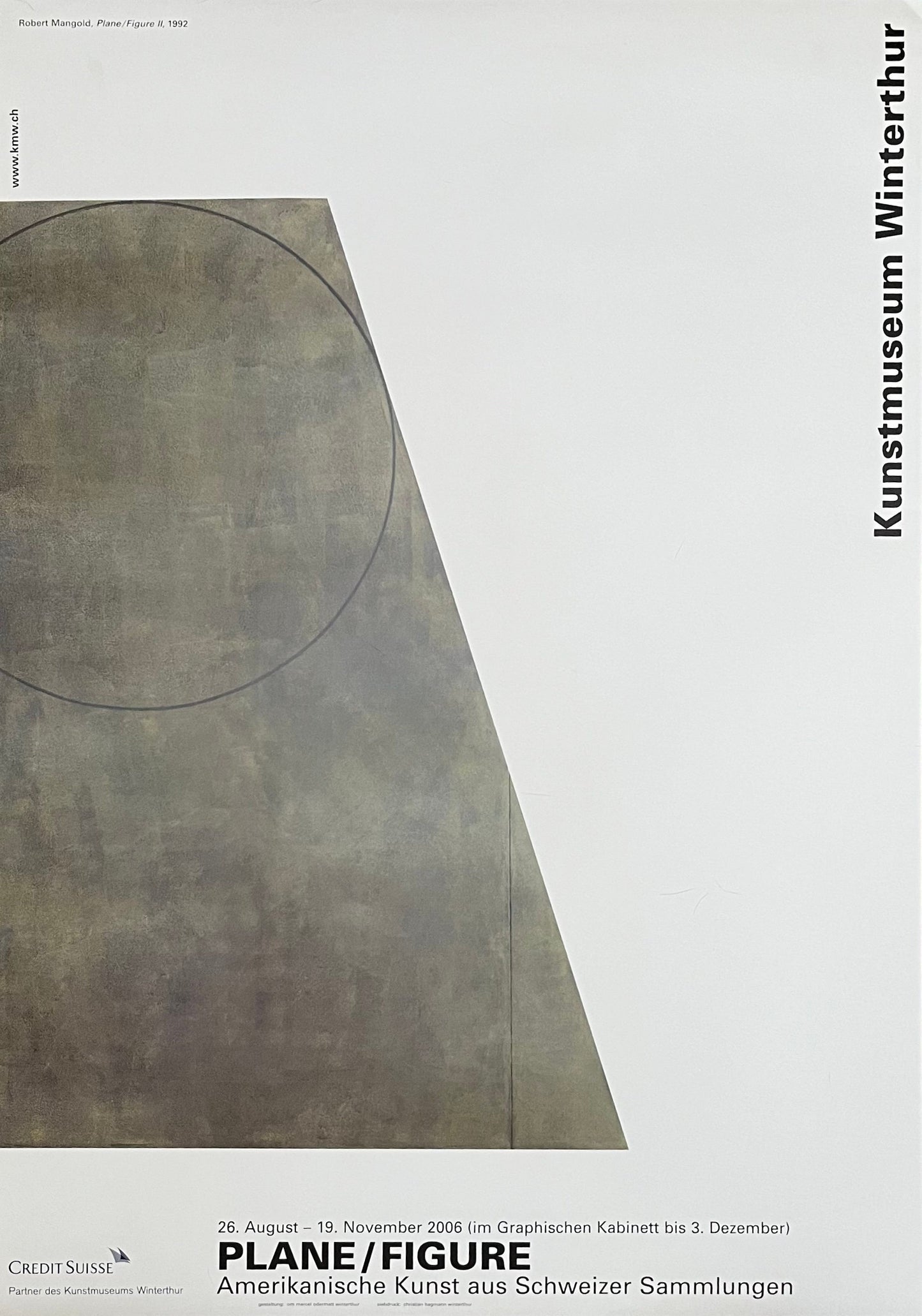 Robert Mangold art poster - 35.4"×50.4" (90×128cm)