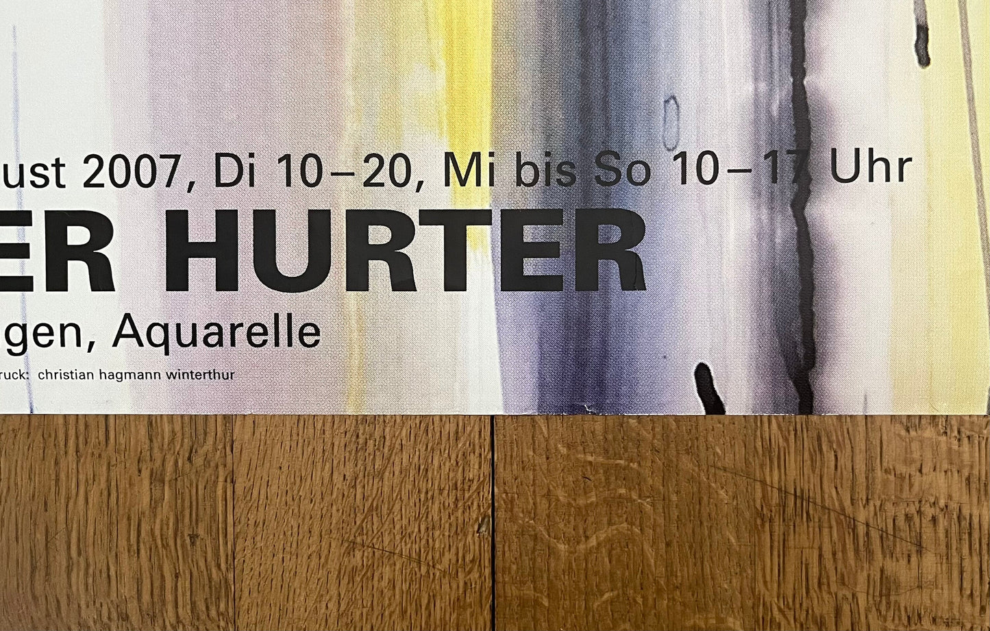 Werner Hurter art poster - 35.4"×50.4" (90×128cm)