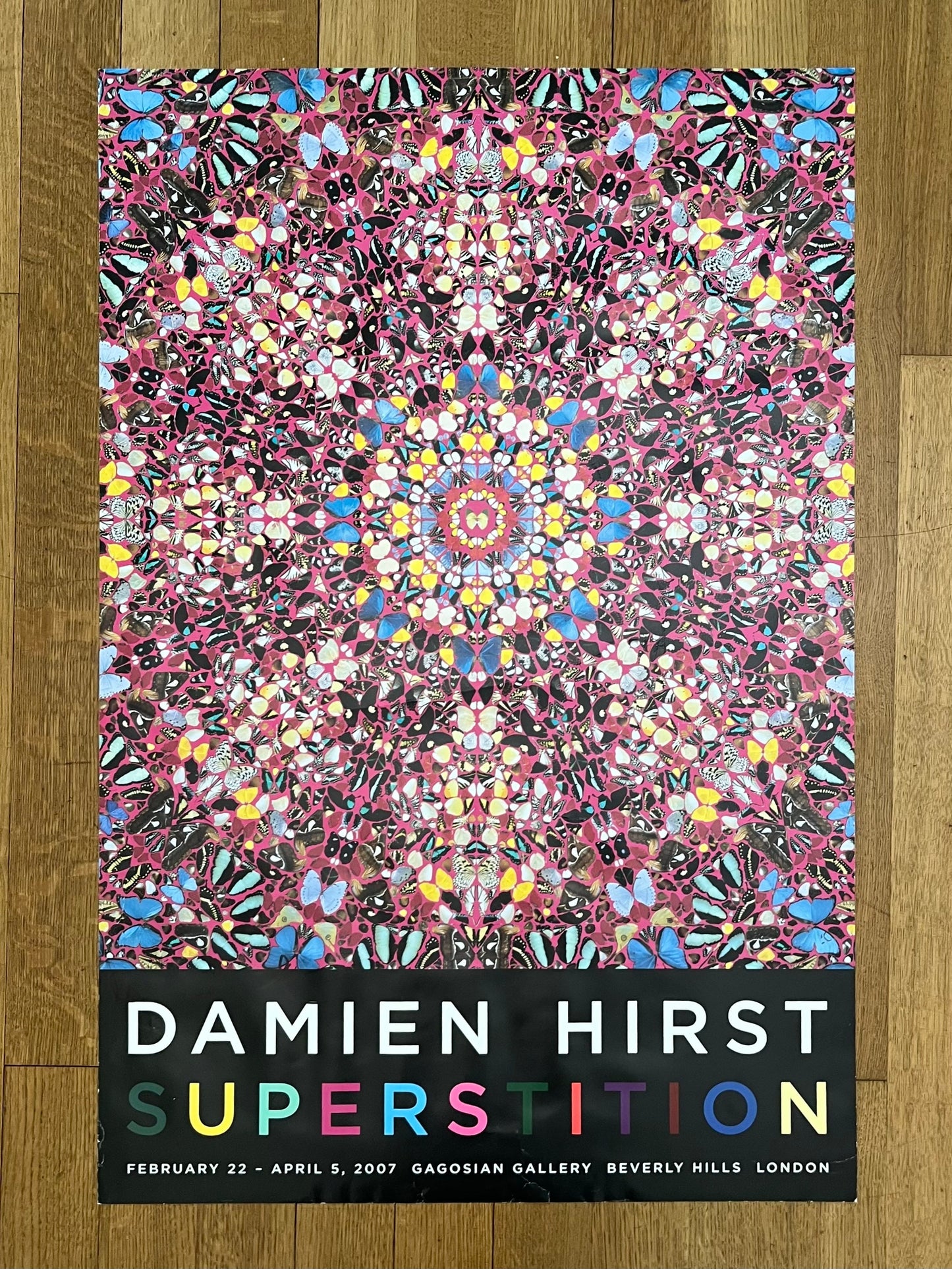 Damien Hirst art poster signed used - 26.0"×38.8" (66×98.5cm)