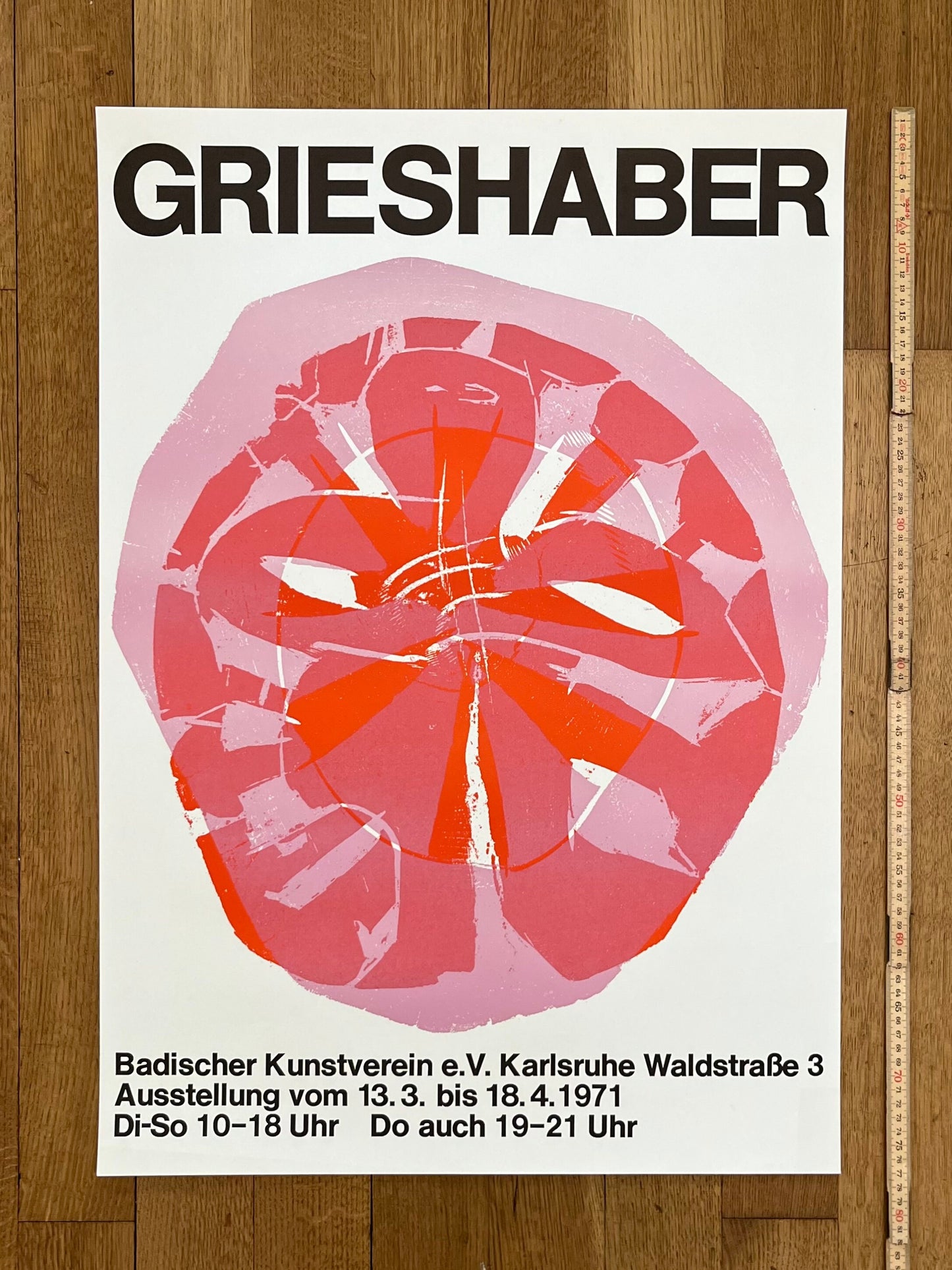 Hap Grieshaber art poster - 21.3"×30.3" (54×77cm)