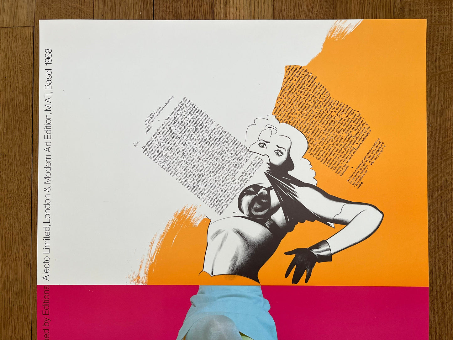 Allen Jones original art poster - 21.5"×33.5" (54.5×85cm)
