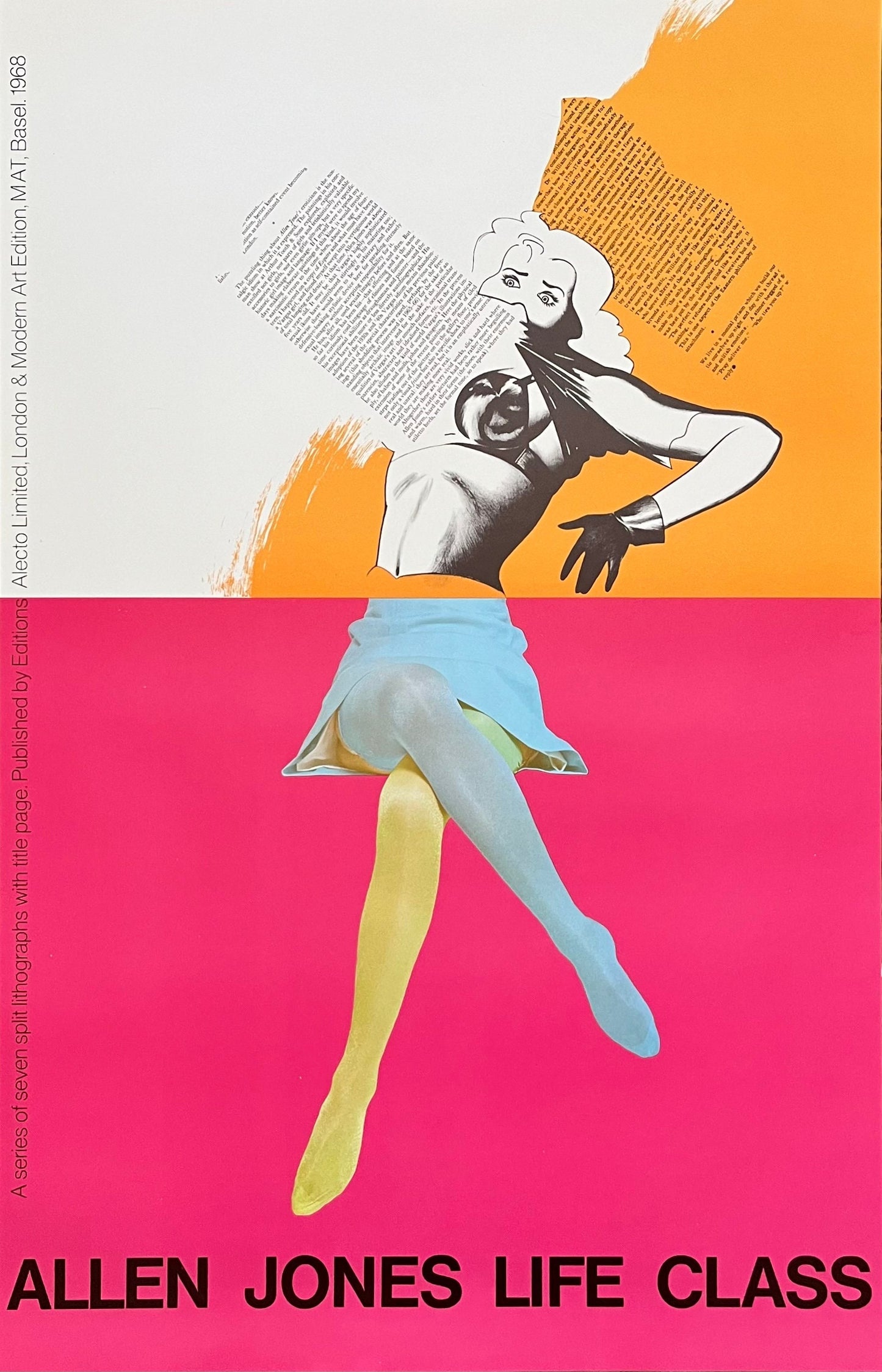 Allen Jones original art poster - 21.5"×33.5" (54.5×85cm)