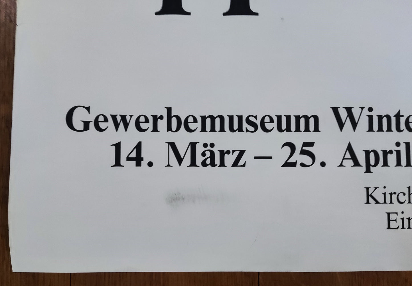 Volkskunst aus dem Appenzellerland exhibition poster - 35.6"×50.4" (90.5×128cm)