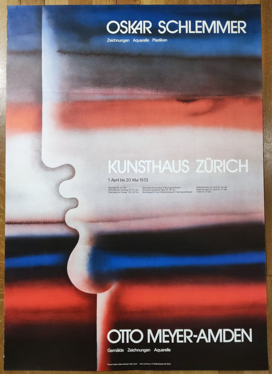 Oskar Schlemmer & Otto Meyer-Amden art poster - 35.6"×50.4" (90.5×128cm)