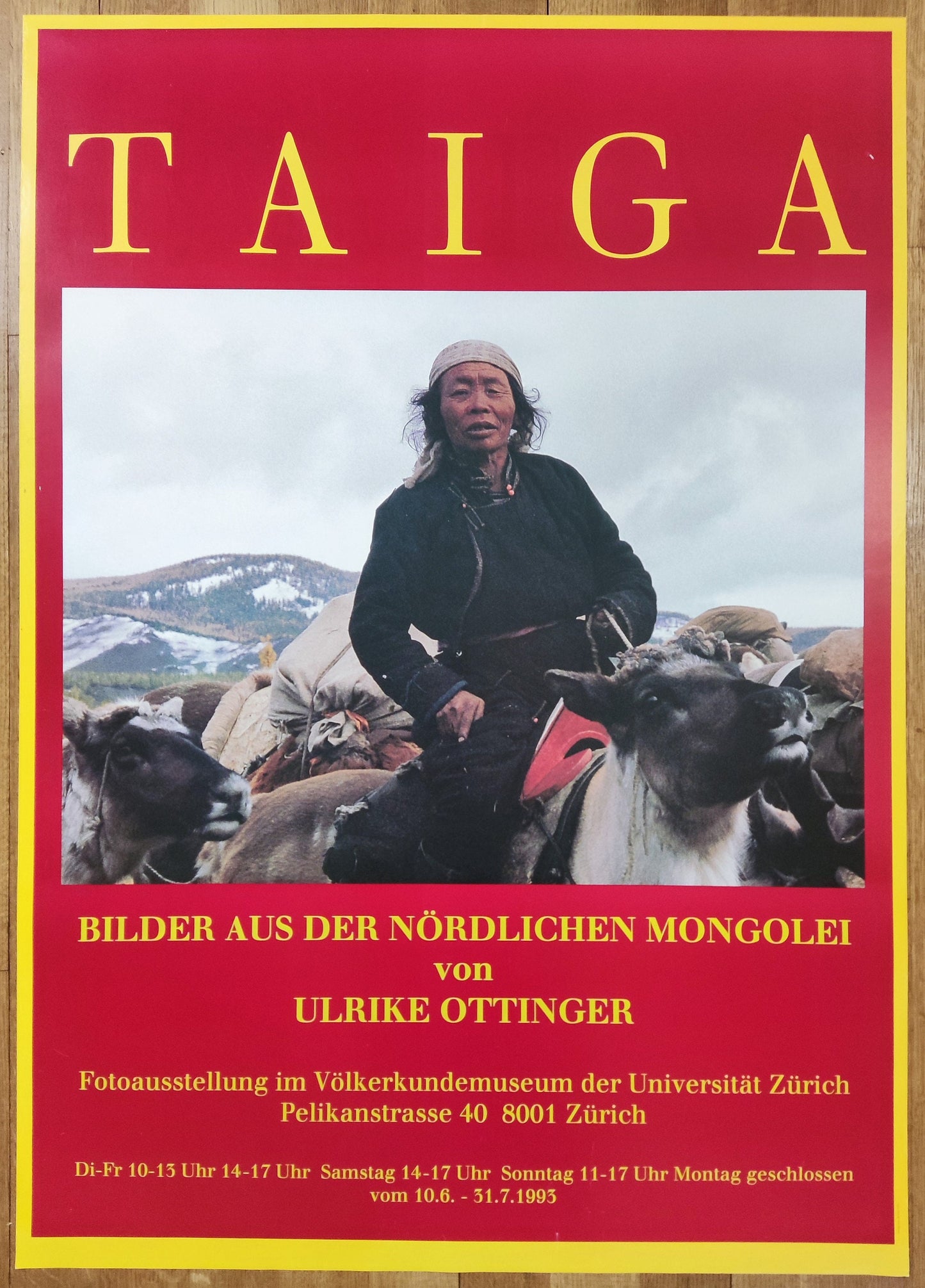 Ulrike Ottinger photography exhibition poster - 33.1"×46.9" (84×119cm)