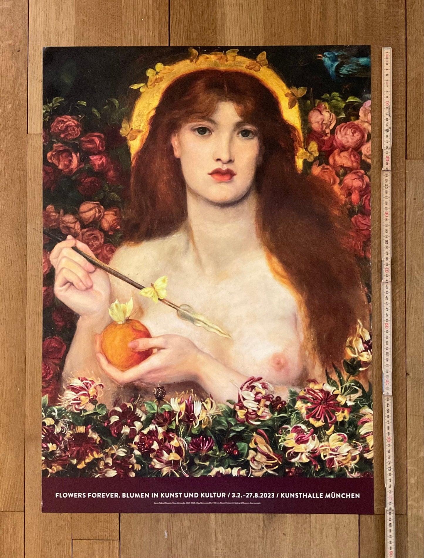 Dante Rosetti art exhibition poster - 23.4"×33.1" (59.5×84cm)