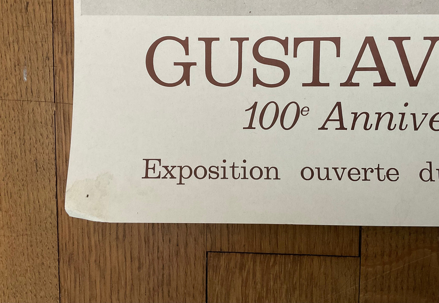 Gustave Courbet  art exhibition poster - 18.1"×29.9" (46×76cm)