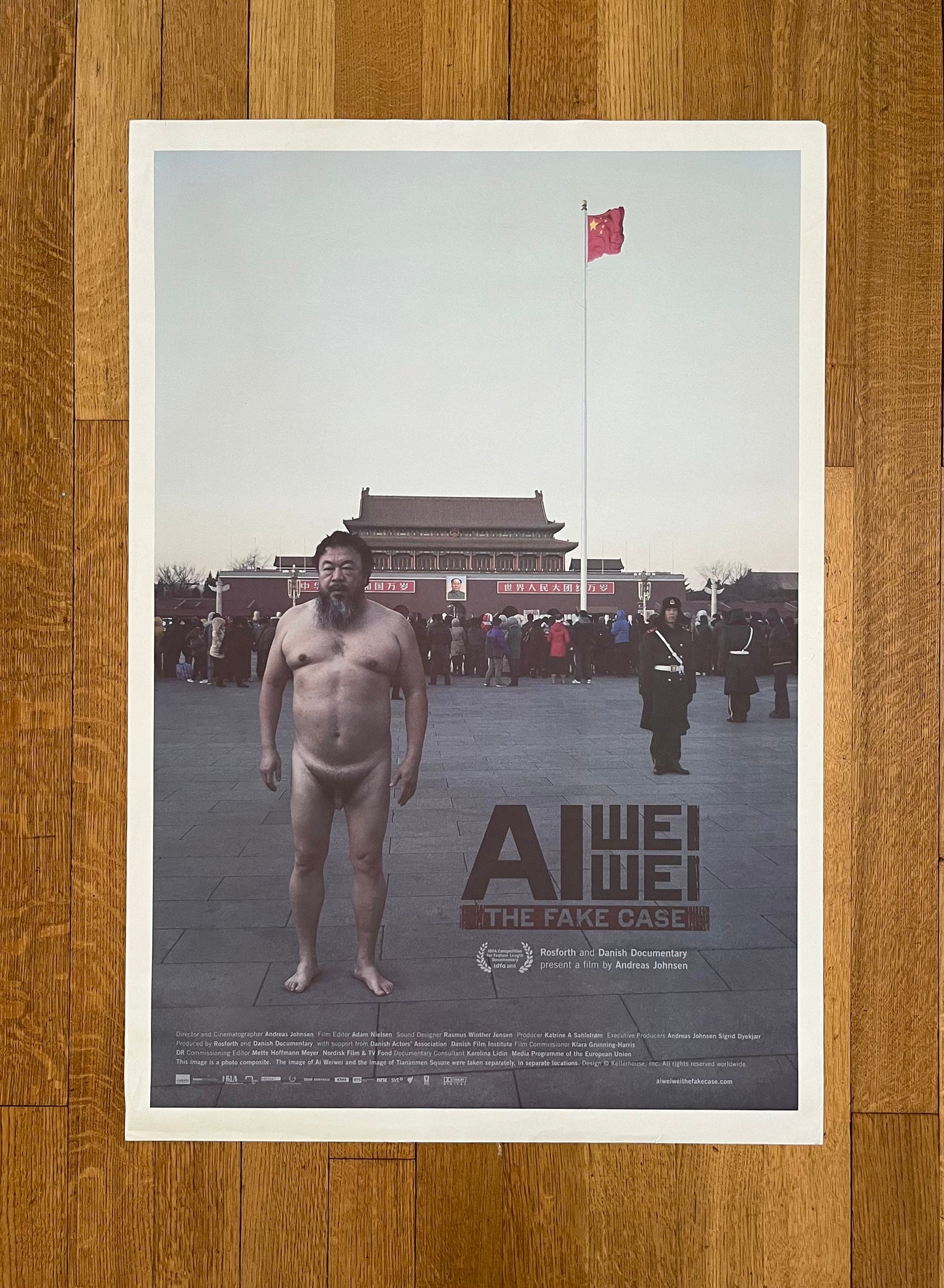 Ai Wei Wei original film poster - 35.2"×41.3" (89.5×105cm)