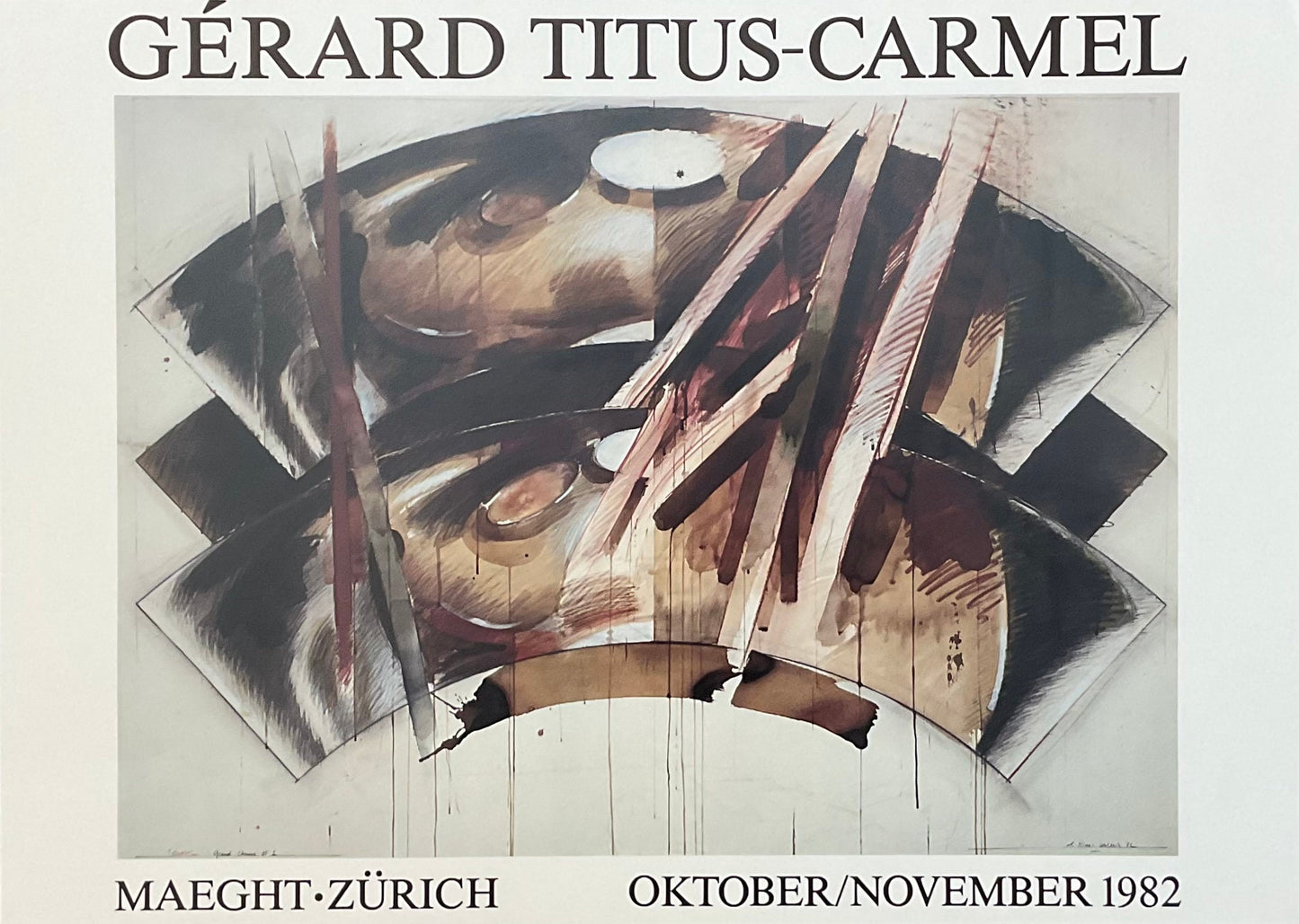 Gérard Titus-Carmel art poster - 13.0"×18.1" (33×46cm)