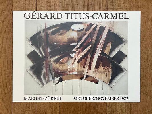 Gérard Titus-Carmel art poster - 13.0"×18.1" (33×46cm)