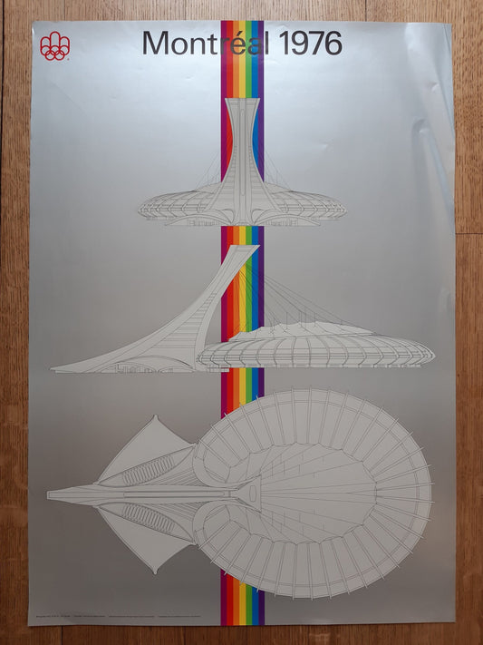 Montreal 76 original art poster - 23.4"×33.1" (59.4×84cm)